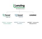 Chart showing optimized brand architecture for Lenzing